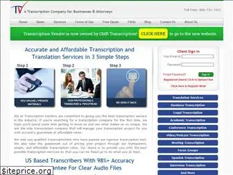 transcriptionvendors.com