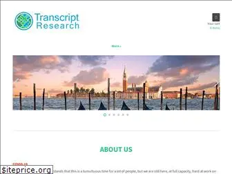 transcriptresearch.com