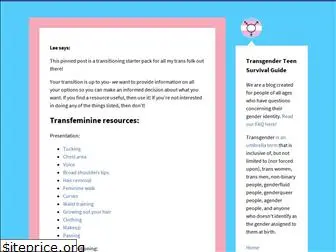 transgenderteensurvivalguide.com