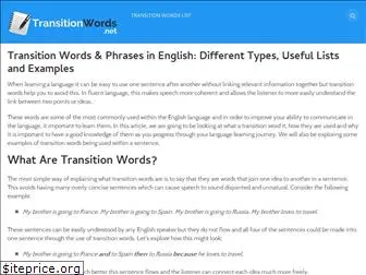transitionwords.net