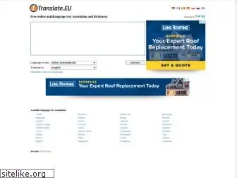 www.translate.eu website price