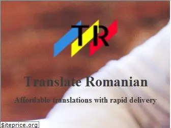 translateromanian.com