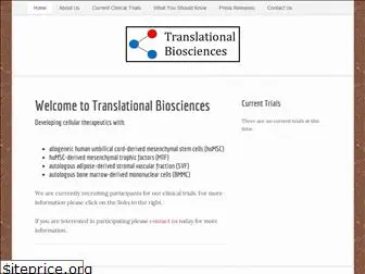 translationalbiosciences.com