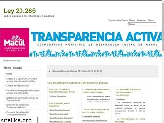 transparenciacorpomunimacul.cl