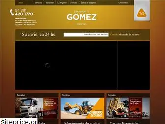 transportegomez.com.ar