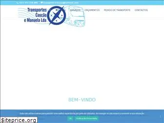 transportescascao.com