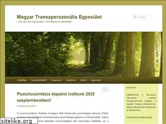 www.transzperszonalis.hu