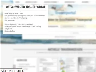 trauerportal-ostschweiz.ch