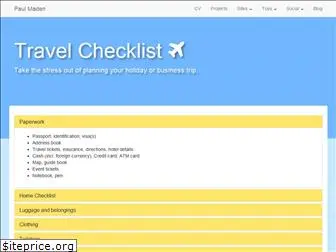 travel-checklist.co.uk