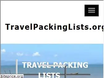 travelpackinglists.org
