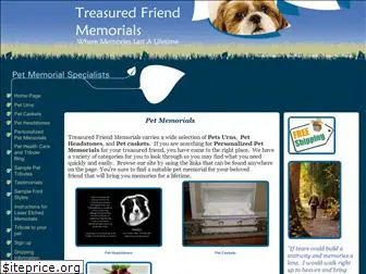 treasuredfriendmemorials.com