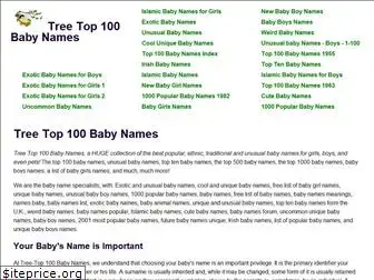 treetop100babynames.com