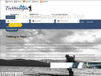 trekkinnepal.com