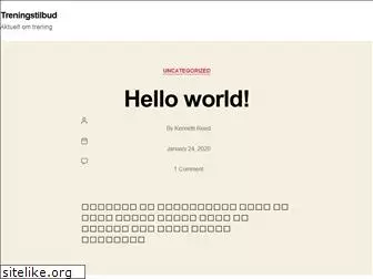 treningstilbud.no