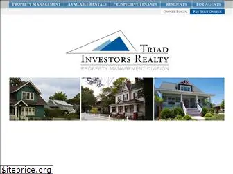 triadrentalhomes.com