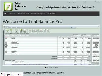 trialbalancepro.com