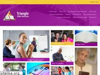 trianglebibleinstitute.org