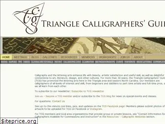 trianglecalligraphersguild.com