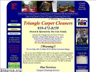 trianglecarpetcleaners.com