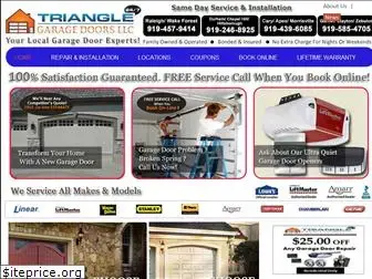 trianglegaragedoorsllc.com