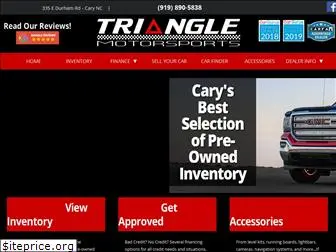trianglemotorsports.com