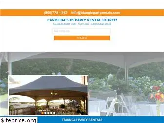 trianglepartyrentals.com