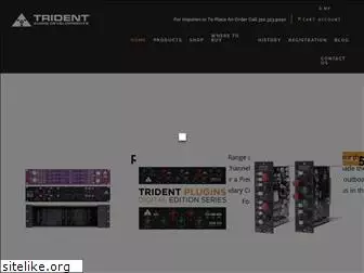 tridentaudiodevelopments.com