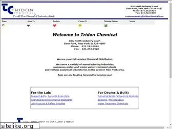 tridonchemical.com