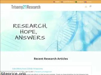 trisomy21research.org