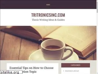 tritronicsinc.com