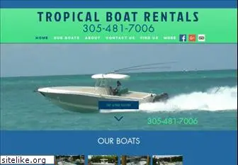 tropicalboatrentals.com