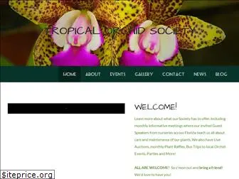 tropicalorchidsociety.org
