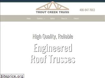 troutcreektruss.com