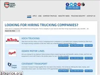 truckingcompanieshiring.com
