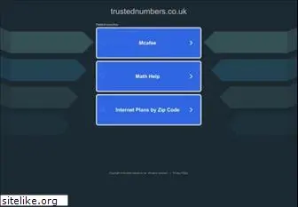 trustednumbers.co.uk