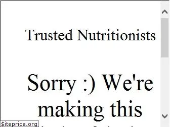 trustednutritionists.com