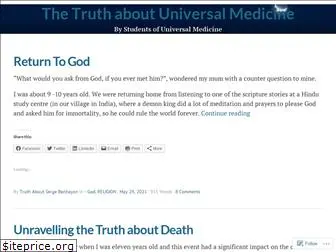 truthaboutuniversalmedicine.com