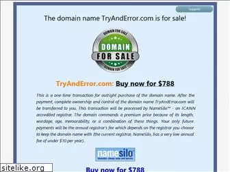 tryanderror.com