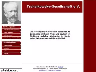 tschaikowsky-gesellschaft.de