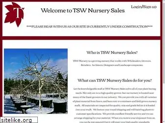 tswnurserysales.com