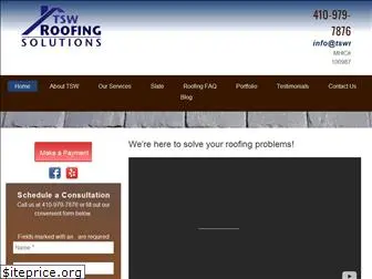 tswroofingsolutionsinc.com