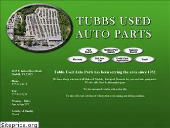 tubbsautoparts.com