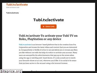 tubitvactivate.com