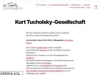 tucholsky-gesellschaft.de