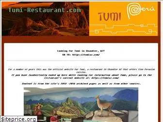 tumi-restaurant.com