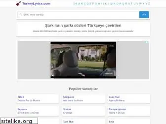 turkeylyrics.com