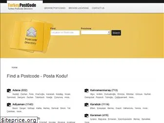 turkeypostcode.com