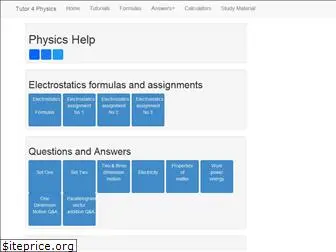 tutor4physics.com