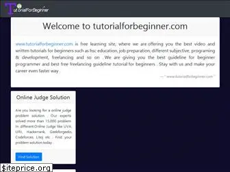 tutorialforbeginner.com