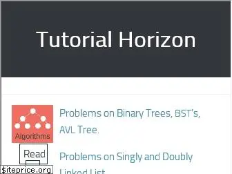 tutorialhorizon.com